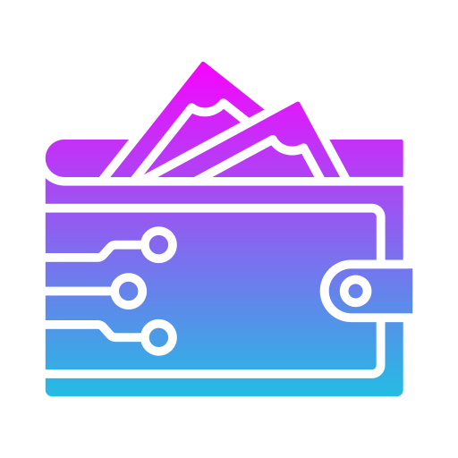 Digital wallet Generic gradient fill icon