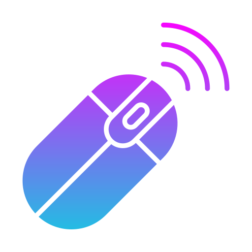 Wireless mouse  Generic gradient fill icon