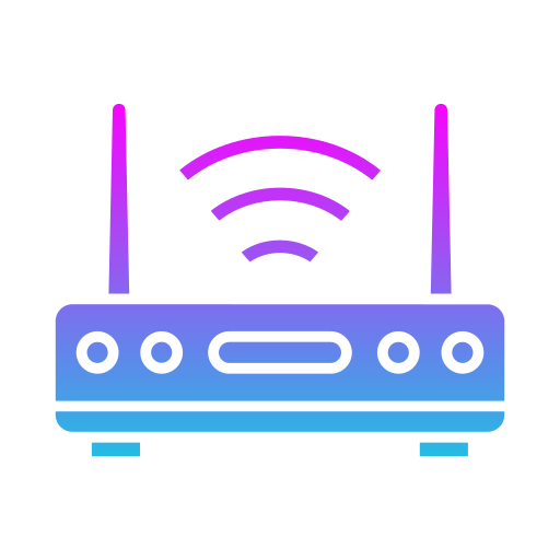 wifi router Generic gradient fill icoon