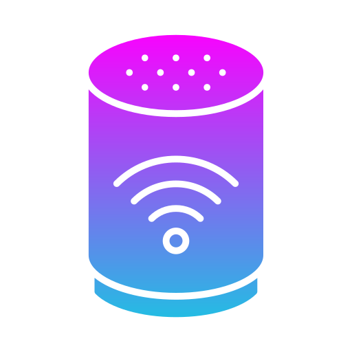 Smart speaker Generic gradient fill icon