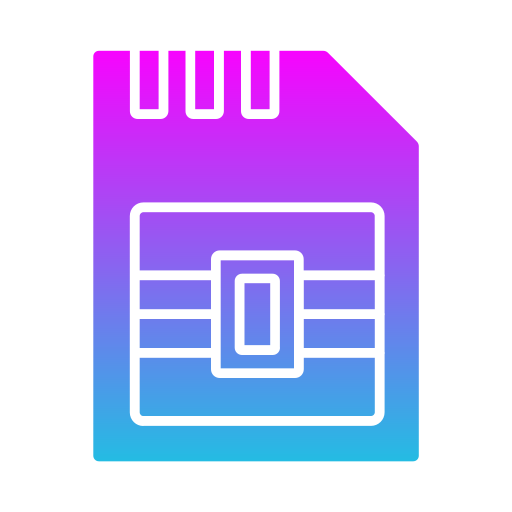 Sim card Generic gradient fill icon