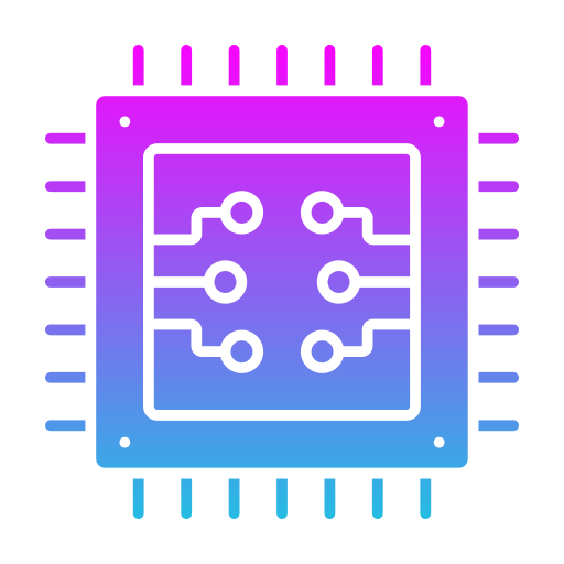 puce électronique Generic gradient fill Icône