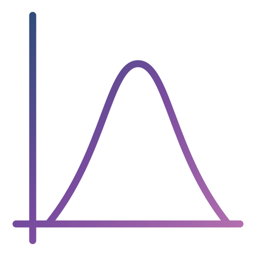 gráfico de ondas Generic gradient outline Ícone