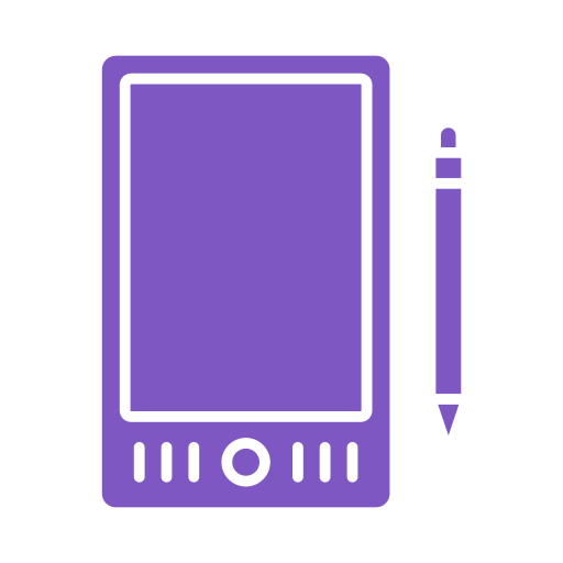 펜 태블릿 Generic color fill icon