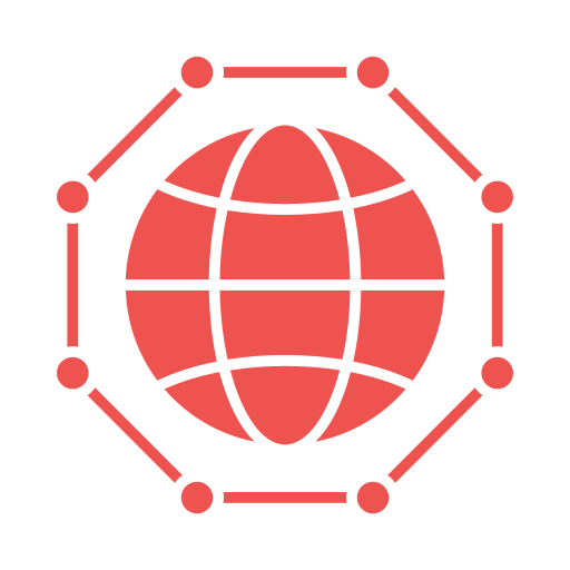 Global Network Generic color fill icon