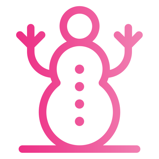 bonhomme de neige Generic gradient outline Icône