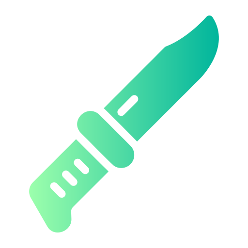 cuchillo Generic gradient fill icono