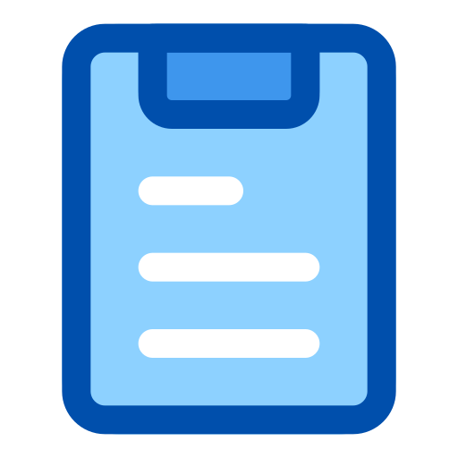 Clipboard Generic color lineal-color icon