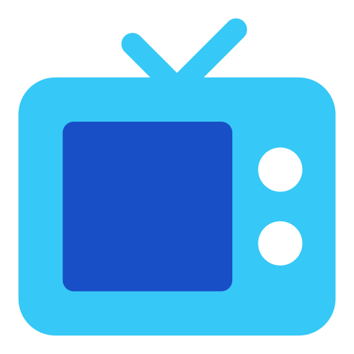 telewizja Generic color fill ikona