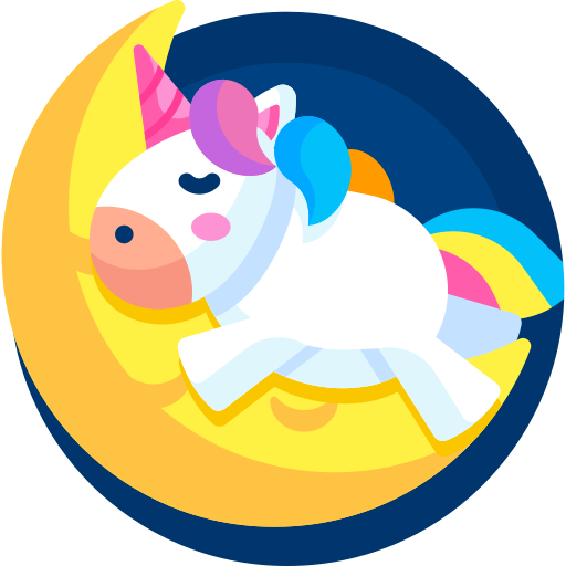 unicornio Detailed Flat Circular Flat icono