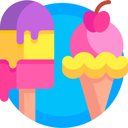 アイスクリーム Detailed Flat Circular Flat icon