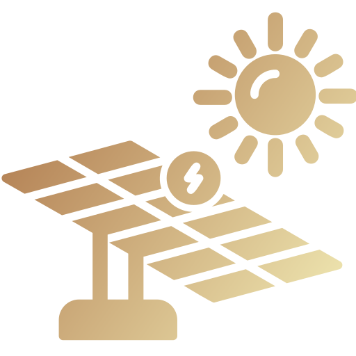 Солнечная панель Generic gradient fill иконка