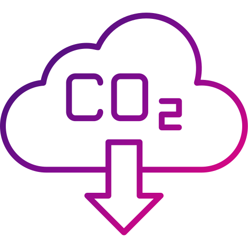 CO2 Generic gradient outline icon