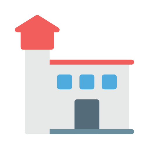 Police Station Vector Stall Flat icon