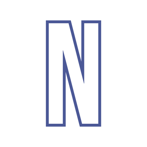 Letter N Generic color outline icon