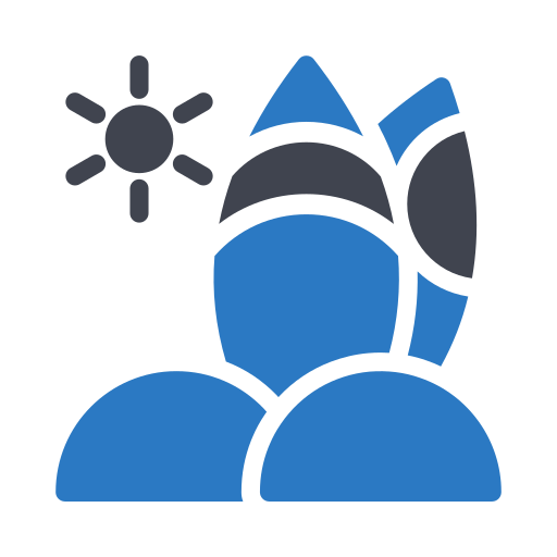 서핑 Generic color fill icon