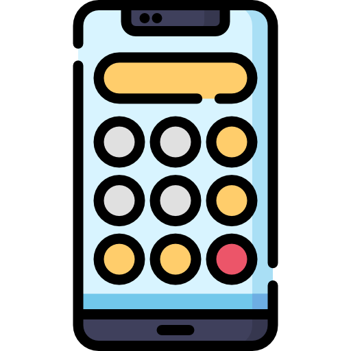 teléfono inteligente Special Lineal color icono