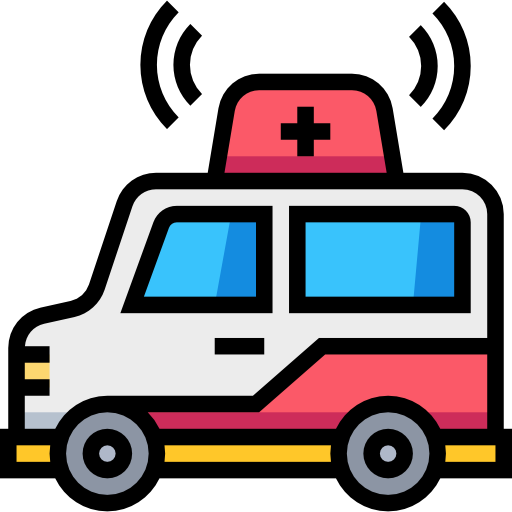 krankenwagen Meticulous Lineal Color icon
