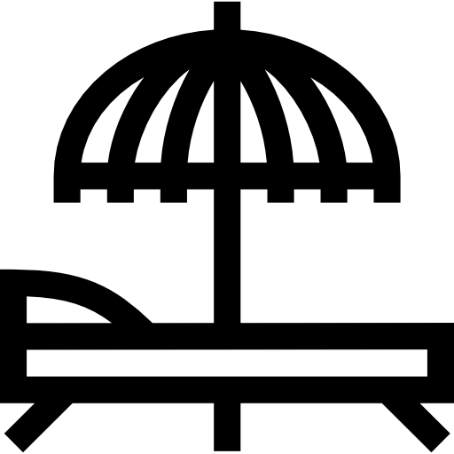 leżak Basic Straight Lineal ikona