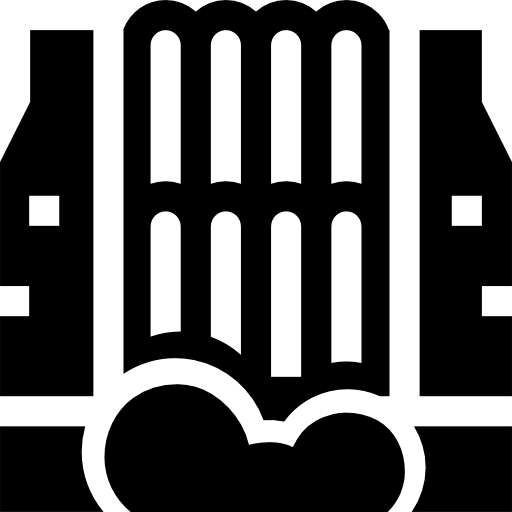 cascada Basic Straight Filled icono