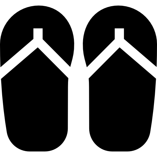 ビーチサンダル Basic Straight Filled icon