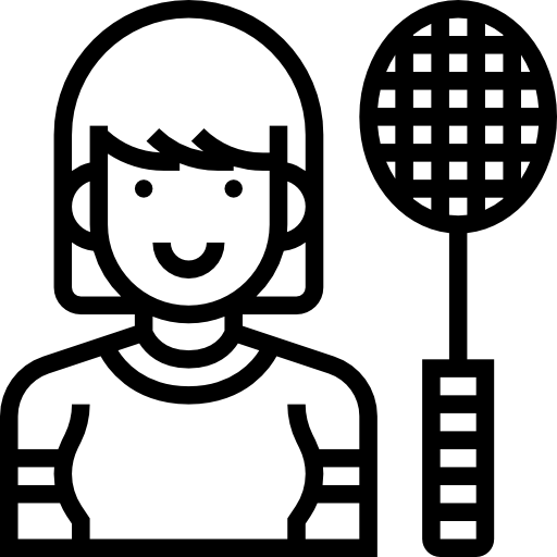 badminton Meticulous Line icon