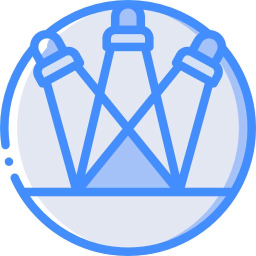scheinwerfer Basic Miscellany Blue icon
