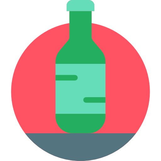 Бутылка Basic Miscellany Flat иконка