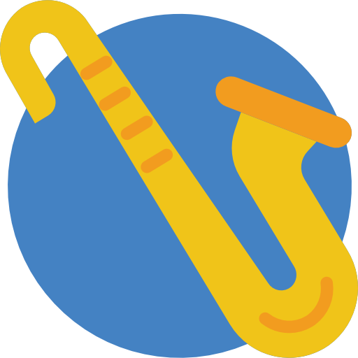 Saxophone Basic Miscellany Flat icon