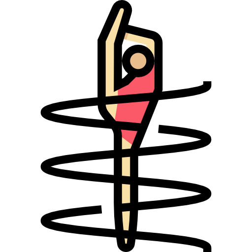 Rhythmic gymnastics Meticulous Lineal Color icon
