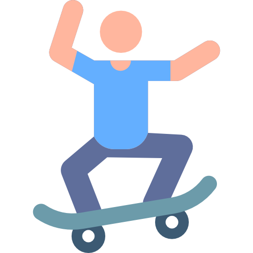 skateboard Pictograms Colour icon