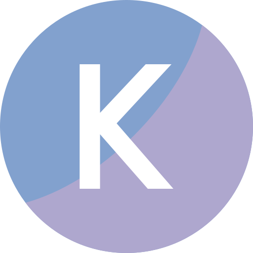 文字k Generic color fill icon