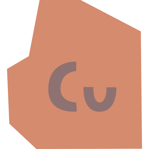 Copper Cartoon Flat icon