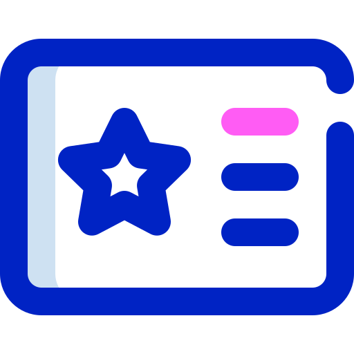 회원 카드 Super Basic Orbit Color icon