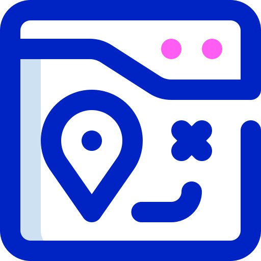 위치 Super Basic Orbit Color icon