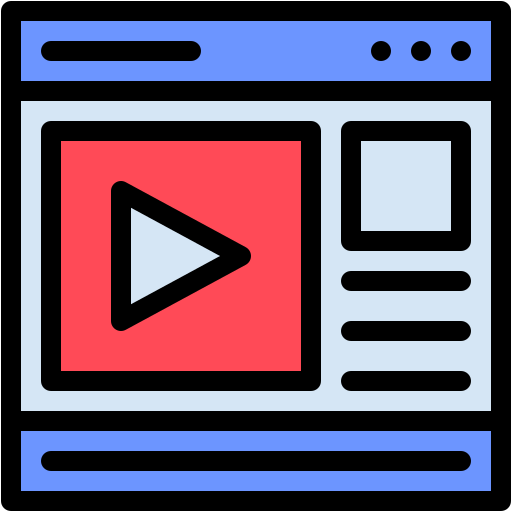 Video advertising Generic color lineal-color icon