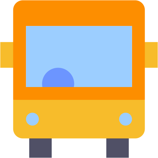 autobus szkolny Generic color fill ikona