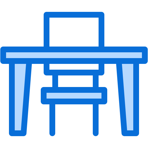sedia della scrivania Generic color lineal-color icona