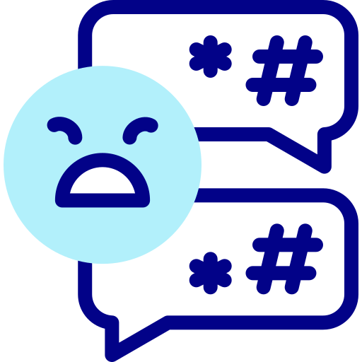 cyberbullying Detailed Mixed Lineal color icon