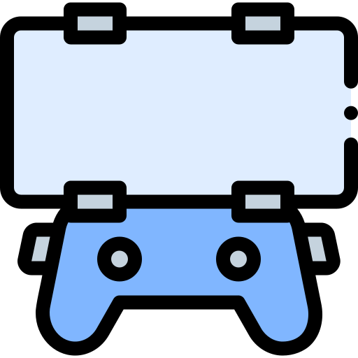 telecomando da gioco Detailed Rounded Lineal color icona