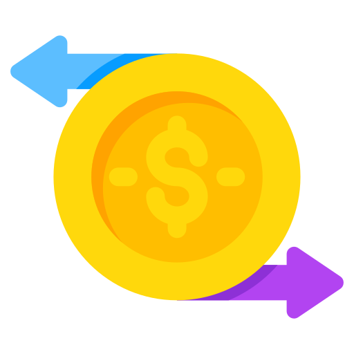 dinero Generic color fill icono