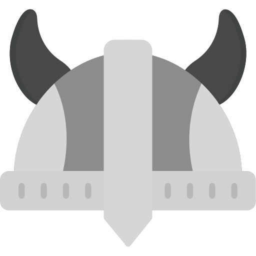 Шлем викинга Generic color fill иконка