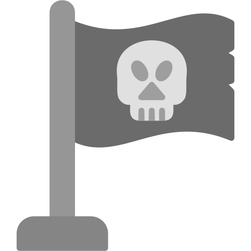 海賊旗 Generic color fill icon