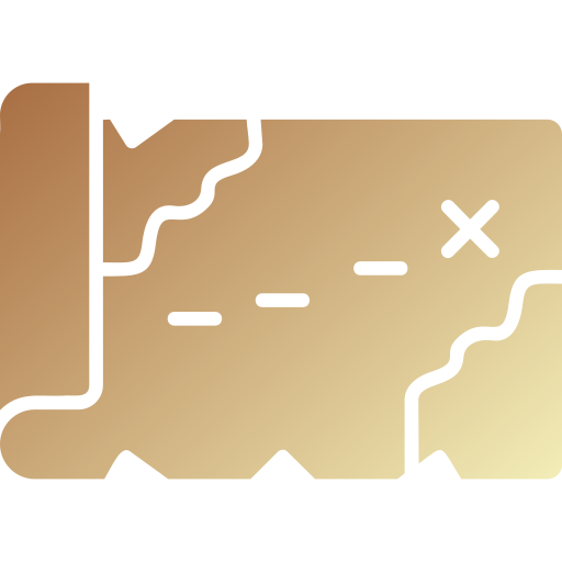 carte au trésor Generic gradient fill Icône