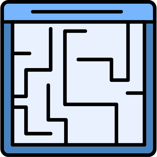 labyrinth Generic color lineal-color icon