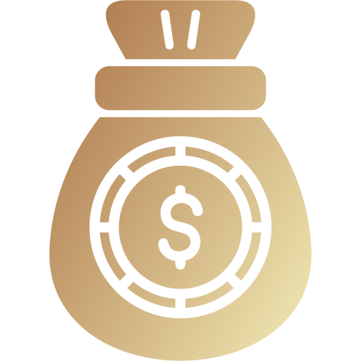 Money bag Generic gradient fill icon