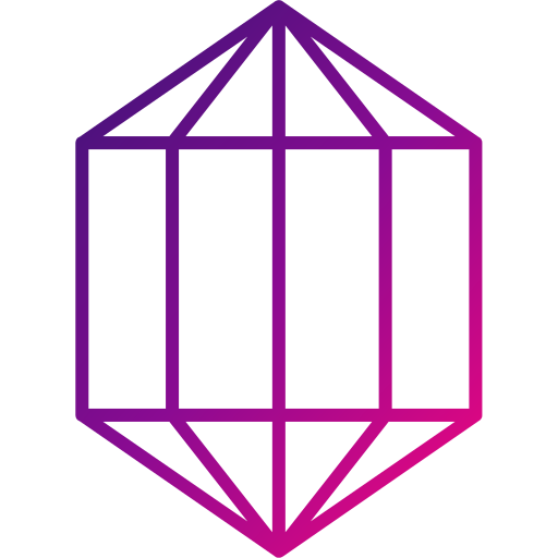 Crystal Generic gradient outline icon