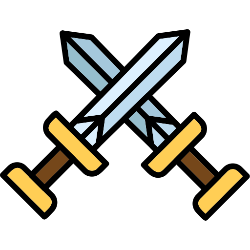 Swords Generic color lineal-color icon