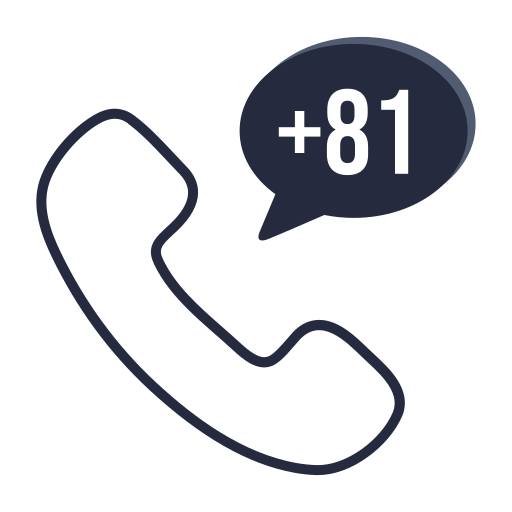 Dial code Generic black fill icon