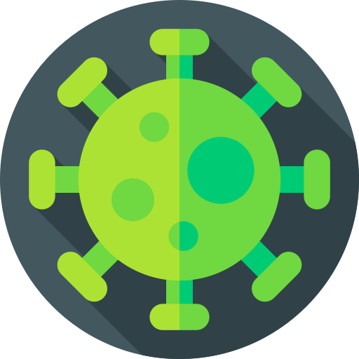 virus Flat Circular Flat icono